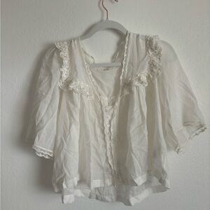 * New with tags * Free People cotton blouse